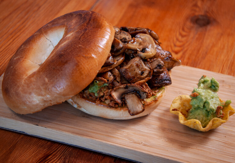 Mushroom Bagel